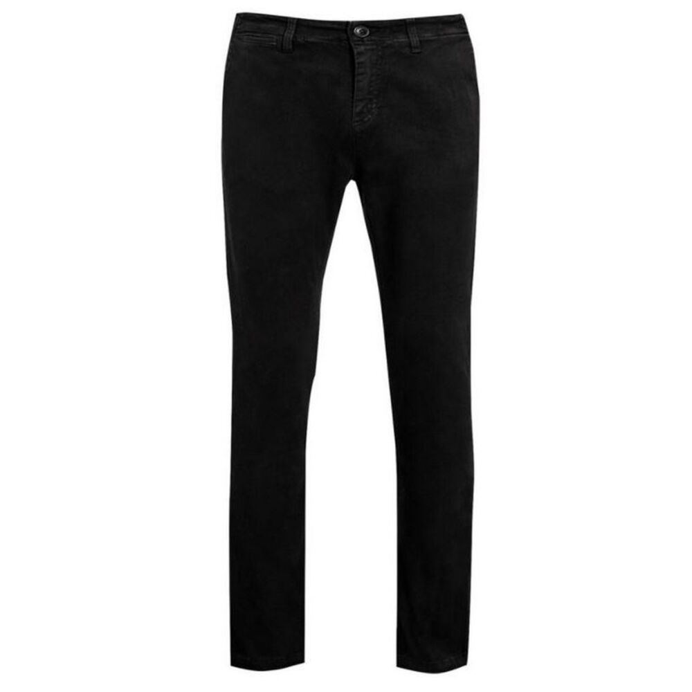 SOLS Mens Jules Chino Pants / Black